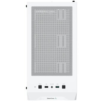  Корпус Deepcool CC560 WH без БП, боковое окно (закаленное стекло), 3x120мм LED вентилятор спереди и 1x120мм LED вентилятор сзади, белый 