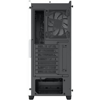  Корпус Deepcool CC560 WH без БП, боковое окно (закаленное стекло), 3x120мм LED вентилятор спереди и 1x120мм LED вентилятор сзади, белый 
