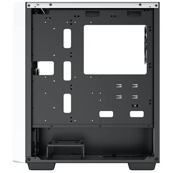  Корпус Deepcool CC560 WH без БП, боковое окно (закаленное стекло), 3x120мм LED вентилятор спереди и 1x120мм LED вентилятор сзади, белый 