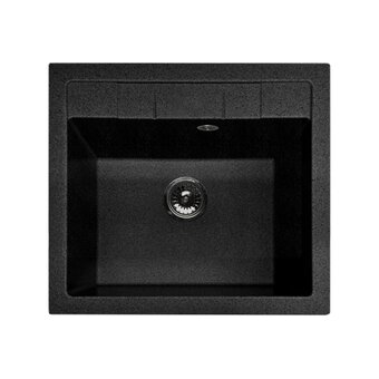  Мойка GranFest Quadro GF-Q-561 мрамор, черный 