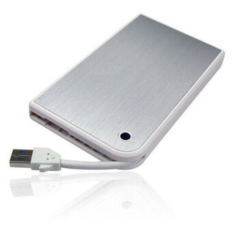  Внешний корпус для HDD/SSD AgeStar 3UB2A14 SATA II USB3.0 пластик/алюминий белый 2.5" 