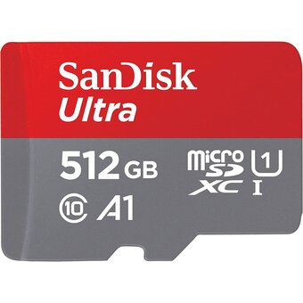  Карта памяти SanDisk (SDSQUAC-512G-GN6MN) 512GB microSDXC Class 10 Ultra UHS-I A1 140MB/s 
