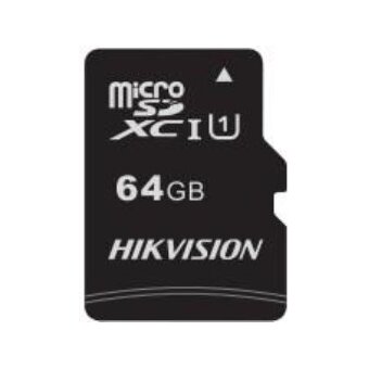  Карта памяти Hikvision (HS-TF-C1(STD)/64G/ZAZ01X00/OD) microSDXC 64Gb Class10 w/o adapter 