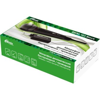  Микрофон RITMIX RWM-101 черный 