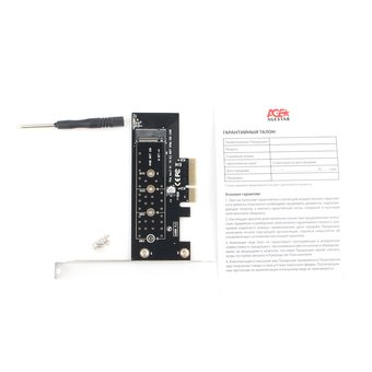  Адаптер AgeStar AS-MC01 PCI-E для M.2 NGFF SSD 