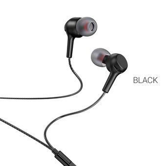  Наушники HOCO M78 El Placer universal earphones with microphone, black 