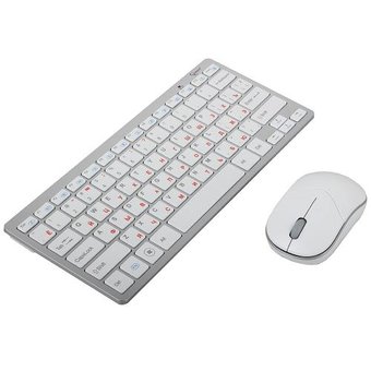  Клавиатура + мышь Gembird KBS-7001 White 