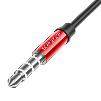  Наушники Borofone BM57 Platinum universal earphones with microphone, red 