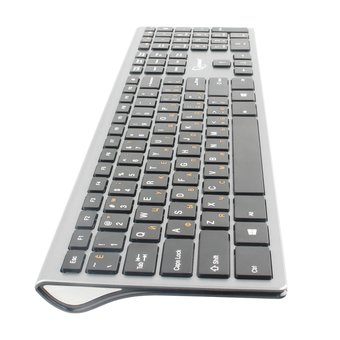  Клавиатура Gembird KBW-1 Wireless Silver 