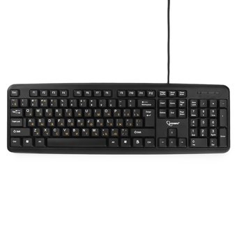  Клавиатура Gembird KB-8320U-BL Black 