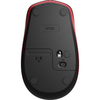  Мышь Logitech M190 красный (910-005908) 