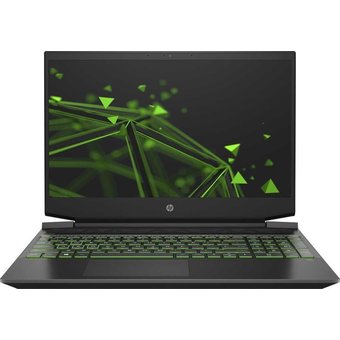  Ноутбук HP Pavilion Gaming 15-ec1058ur 22P97EA Black green 15.6" FHD Ryzen 5 4600H/16Gb/512Gb SSD/GTX1650 4Gb/DOS 
