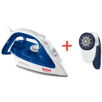  Утюг Tefal Ultragliss FV4913E4 белый/синий 
