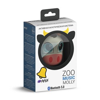  Портативная колонка HIPER H-OZ6 Zoo Music Molly, Корова 