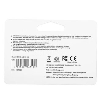  USB-флешка HIKVision M210P (HS-USB-M210P 4G) 4GB USB 2.0, Черный 