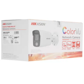  Камера видеонаблюдения IP Hikvision DS-2CD2027G2-LU(C)(4mm) 4-4мм цветная корп. белый 