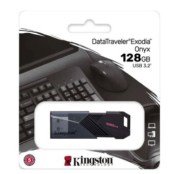  USB-флешка Kingston DataTraveler Exodia Onyx (DTXON/128GB) 128Gb USB3.2 черный 