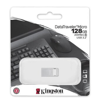  USB-флешка Kingston DataTraveler Micro (DTMC3G2/128GB) 128GB USB 3.2 
