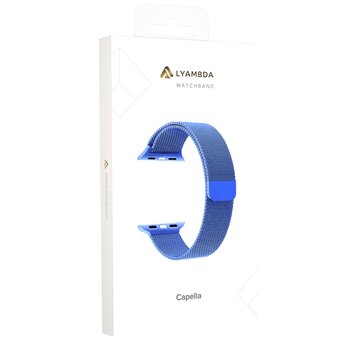  Ремешок Lyambda Capella (DS-APM02-40-BL) для Apple Watch 38/40 mm Blue 