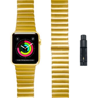  Ремешок Lyambda Canopus (DS-APG-05-40-GL) для Apple Watch 38/40 mm Gold 