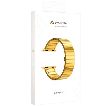  Ремешок Lyambda Canopus (DS-APG-05-40-GL) для Apple Watch 38/40 mm Gold 