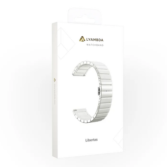  Ремешок Lyambda Libertas (DSG-09-03T-22-WH) 22 mm White 
