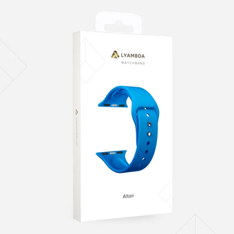  Ремешок Lyambda Altair (DS-APS08-40-BL) для Apple Watch 38/40 mm Blue 