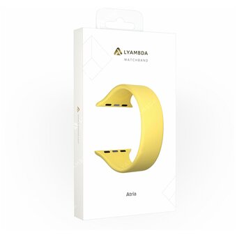  Ремешок Lyambda Atria (DSJ-23-44-YL) для Apple Watch 42/44 mm Yellow 