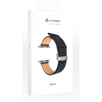  Ремешок Lyambda Minikar (DSP-10-40) для Apple Watch 38/40 mm Black 