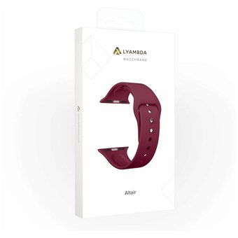  Ремешок Lyambda Altair (DS-APS08-40-WR) для Apple Watch 38/40 mm Wine red 