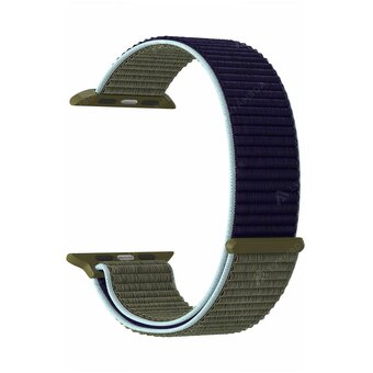  Ремешок Lyambda Vega (DS-GN-02-44-46) для Apple Watch 42/44 mm Khaki-blue 