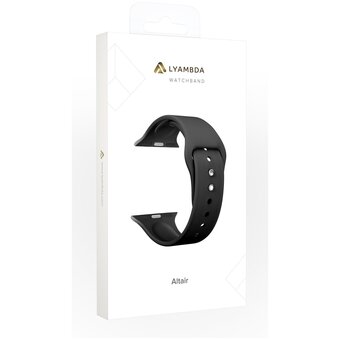  Ремешок Lyambda Altair (DS-APS08-44-BK) для Apple Watch 42/44 mm Black 
