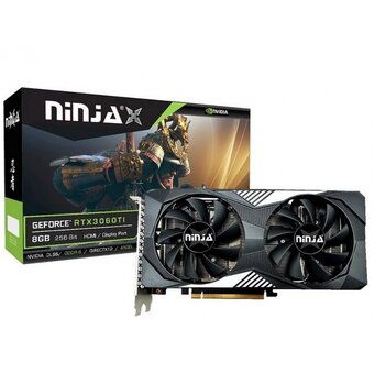  Видеокарта Ninja (Sinotex) Geforce RTX3060Ti (NF306TI86F) 8GB GDDR6 256bit HDMI DP 