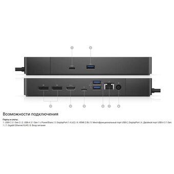  Док-станция Dell WD19S (WD19-4892) 130Вт 