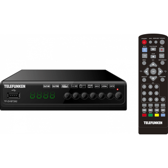  Ресивер DVB-T2 Telefunken TF-DVBT262 черный 