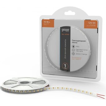  Лента светодиодная Gauss Basic BT050 3м 