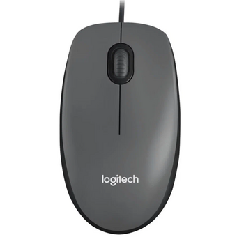  Мышь Logitech M90 (910-001793) проводная USB1.1, оптическая, Grey 