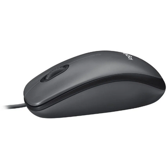  Мышь Logitech M90 (910-001793) проводная USB1.1, оптическая, Grey 