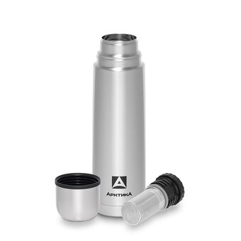  Термос для напитков Арктика 101-750C/Sil 0.75л. серебристый 