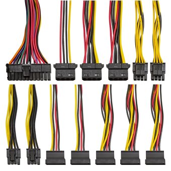  Блок питания ExeGate UN850 (EX292242RUS) 850W (ATX, 12cm fan, 24pin, 2x(4+4)pin, PCI-E, 3xSATA, 2xIDE) 