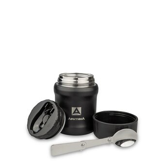  Термос для еды Арктика 311-500/Black 0.5л. черный картонная коробка 