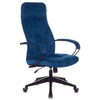  Кресло Бюрократ CH-608 Fabric Velvet 29 (CH-608/Fabric-DBlue) темно-синий 