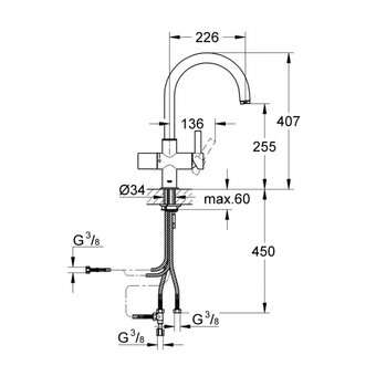 Смеситель для кухни Grohe Blue 33251000 