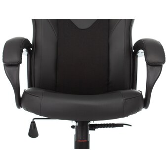  Кресло Zombie Game 17 Carbo текстиль/эко.кожа черный 
