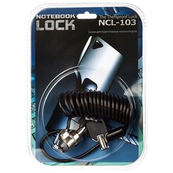  Замок для защиты ноутбука CONTINENT Notebook lock (NCL-103) 1,8м 