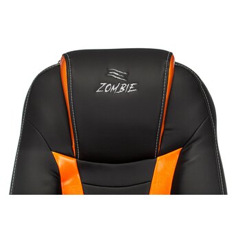  Кресло Zombie 8 Orange эко.кожа черный/оранжевый 