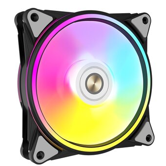  Вентилятор Alseye HALO PRO B FAN 120mm, hydraulic,800-2100rpm, max 51.87CFM, max 26dBA, ARGB. PWM, Black, RTL 