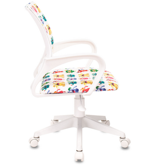  Кресло Бюрократ Burokids 1 W (Burokids 1 W-Monster) белый монстры 