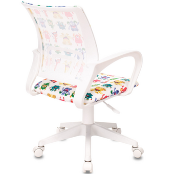  Кресло Бюрократ Burokids 1 W (Burokids 1 W-Monster) белый монстры 