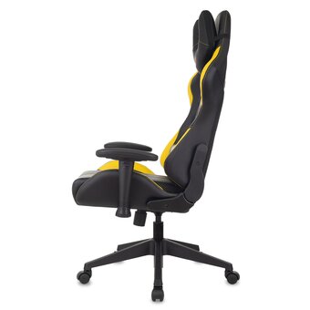  Кресло Zombie Viking 5 Aero Yellow эко.кожа черный/желтый 